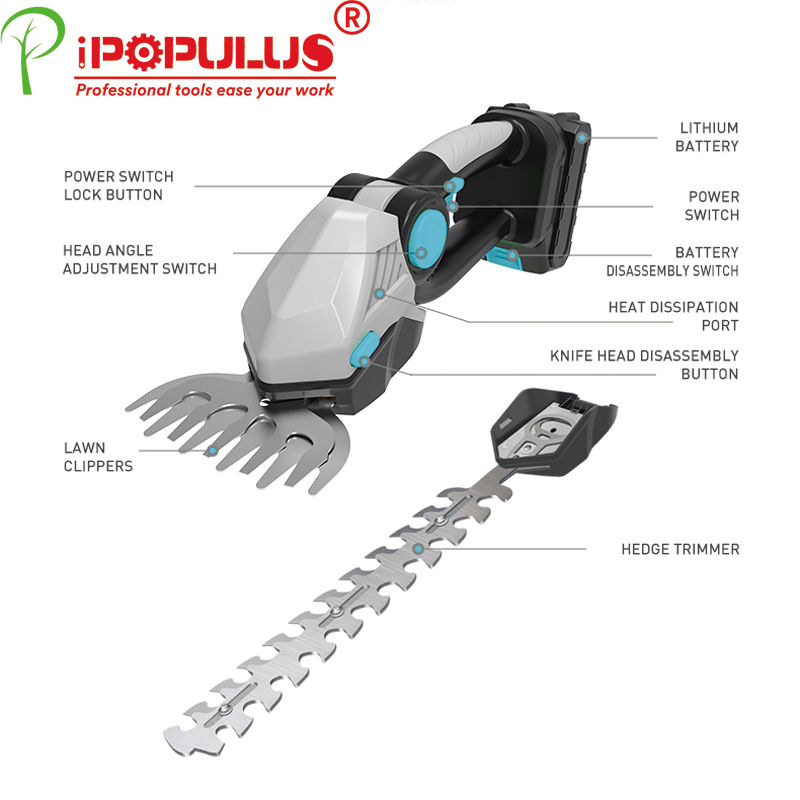 Аккумуляторный кусторез Populius MX3103 21В