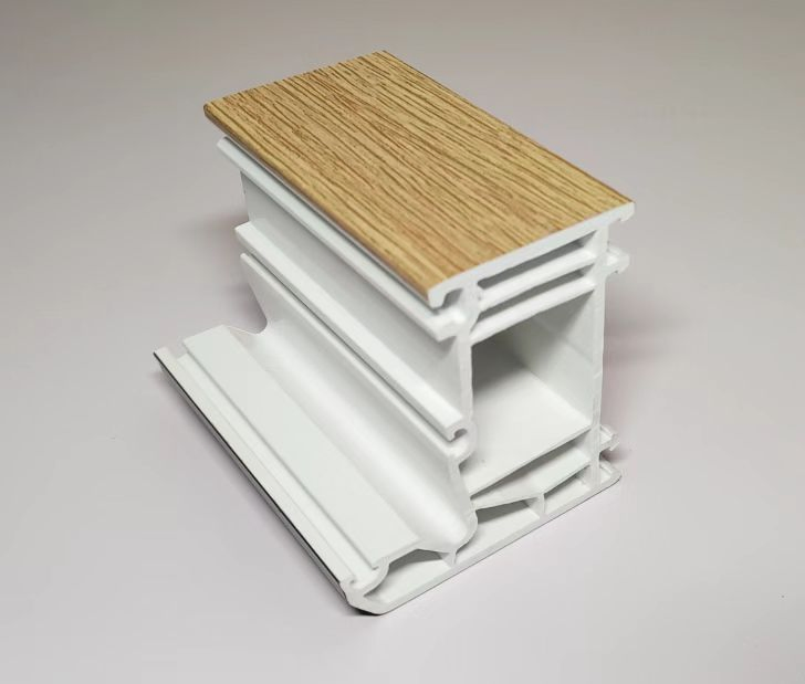 UPVC Profile UV Protection Co-Extrusion UPVC Plastic Profile PVC Extrusion Channel