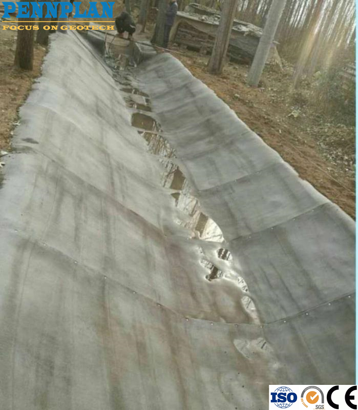 Concrete Fabric Blanket Filled for Drainage Channel Lining Slope Protection