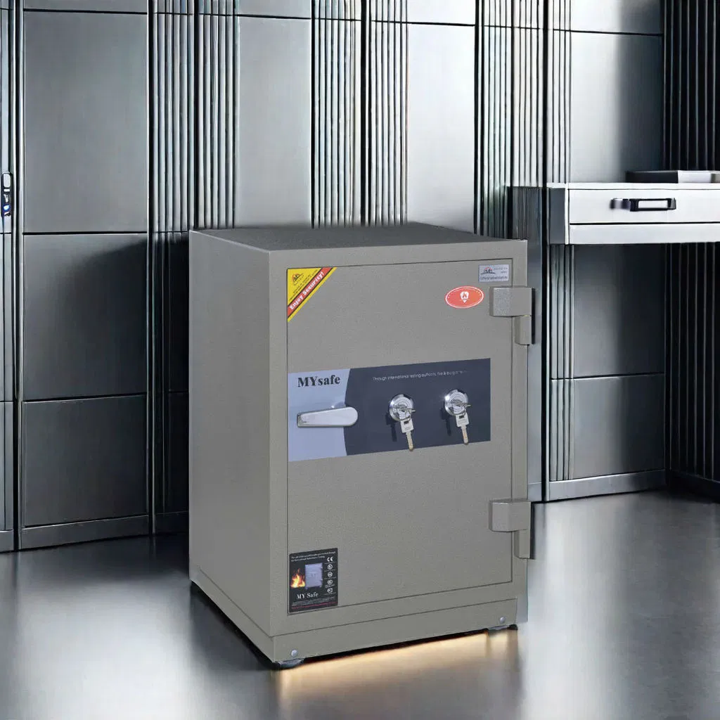 Key Lock Fireproof Safe Box Electronic Safe Security Usage for Home Hotel Storage Fire Resistant Safe Secure Storage