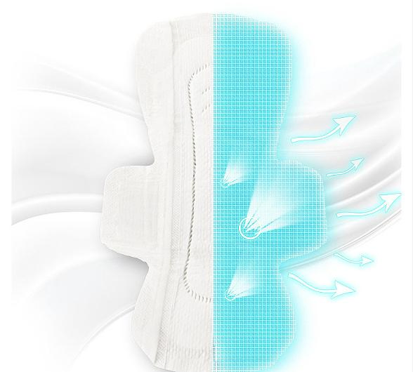 Customized Logo Design Super Absorb Lady Sanitary Napkin Breathable Sanitary Pad Factory Price High Quality Breathable Sanitary Napkin