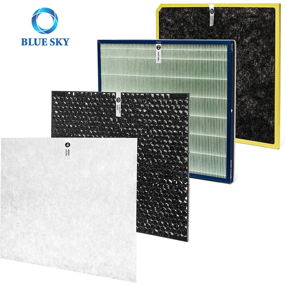 Air Purifier Replacement Filter with Odor Remover Customized Filter for Rabbit Air A3 SPA-1000n Air Purifier Parts