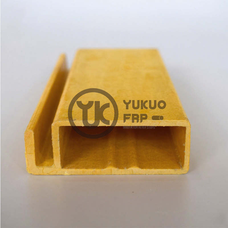 Chimney Fiberglass High Strength FRP Square Pipe Tube