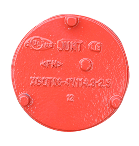 Ductile Cast Iron Grooved Pipe Fittings End Cap for Stainless Steel Pipe
