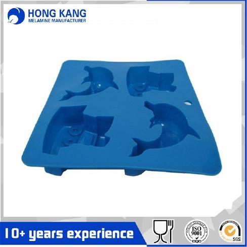 Hot Selling Silicone Dolphin Shape Ice Cube Mould