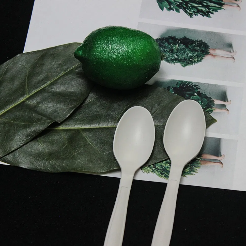 Hot Sale Disposable Biodegradable Corn Starch Fork Knife Spoon Cutlery for Food