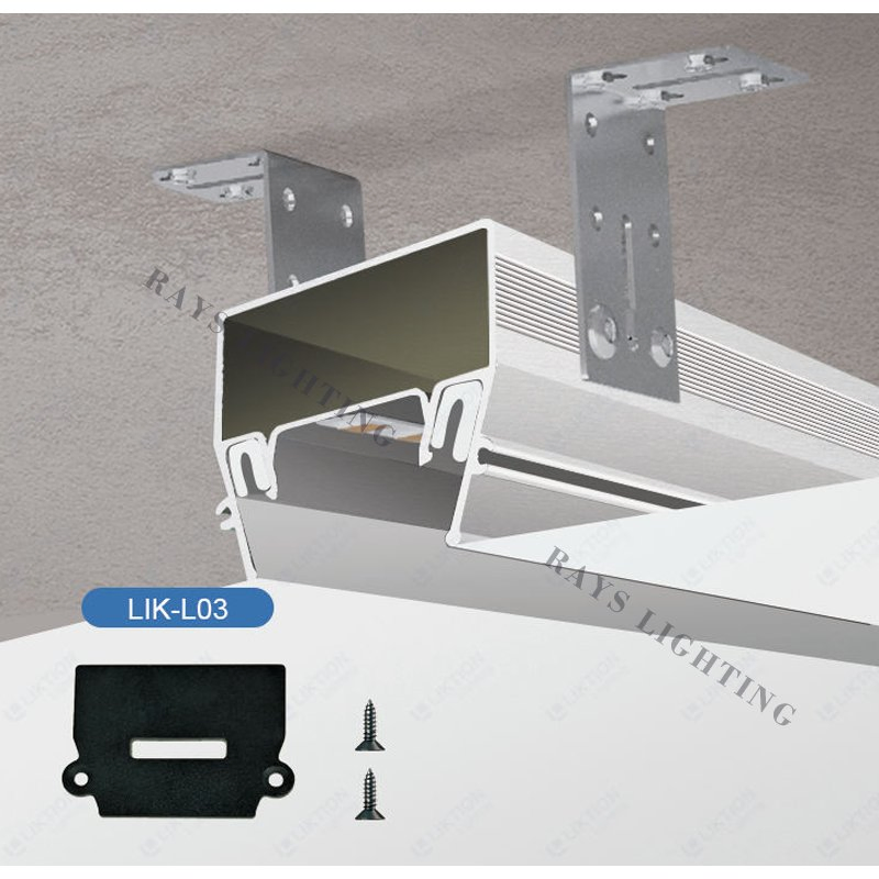 30mm 50mm Width Stretches Ceiling Lights Stretch Ceiling Aluminum Profile for LED Strip Lights
