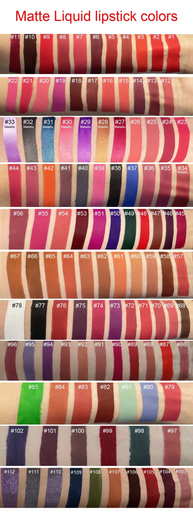 Custom Long Wear Non Sticky Vegan Red Lips Makeup Tempation Moist Silky Matt Matte Liquid Lipstick