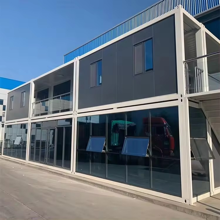 Prefabricated Foldable Container House for Office Coffee Shed Garage in Africa