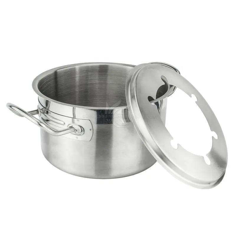 Набор для фондю из нержавеющей стали с подогревом