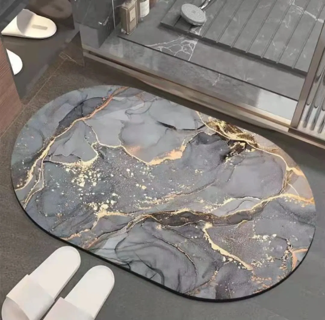 Quick Dry Bathroom Non Slip Floor Modern Bathtub Rugs Diatomite Bath Mat for Bathroom Kitchen Bedroom Home