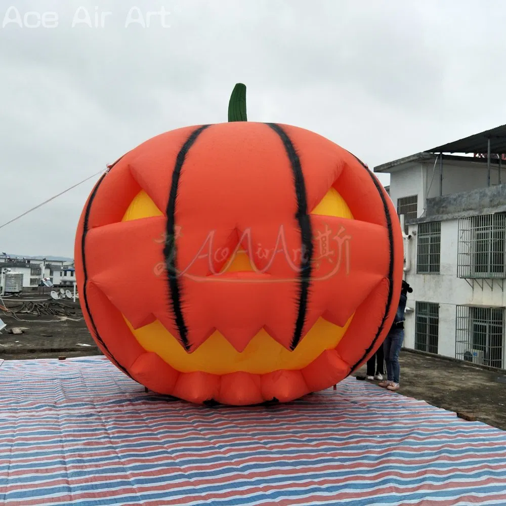 Portable Inflatable Pumpkin Model Halloween Pumpkins for Holiday Decoration or Party