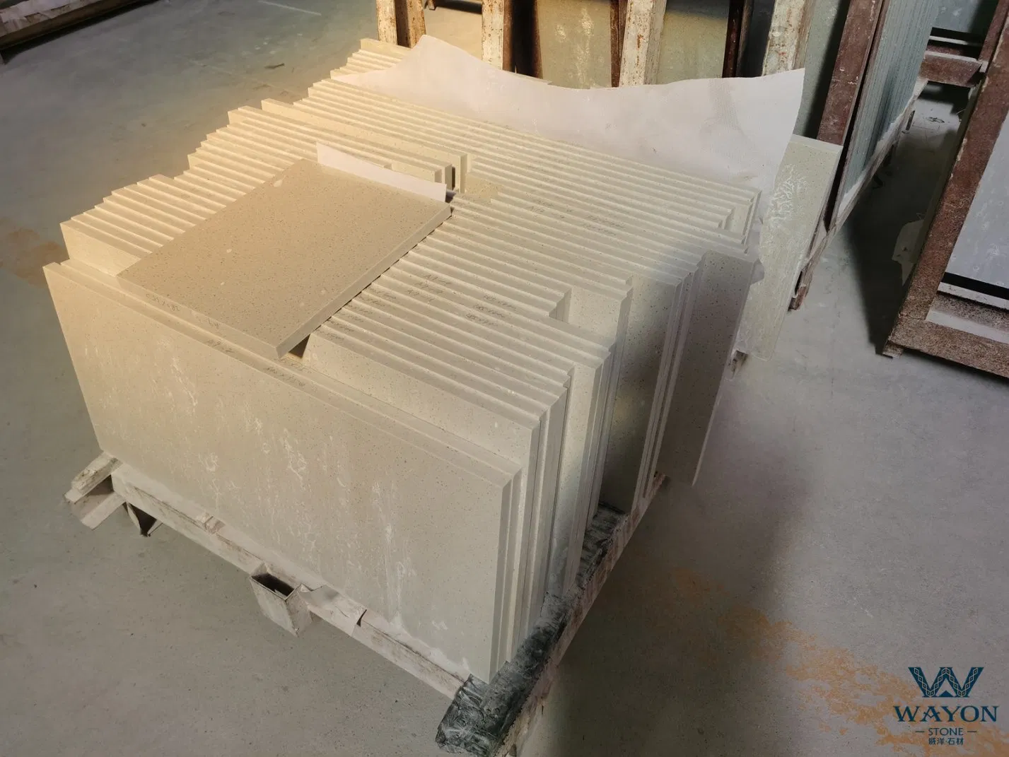 Modern Quartz Stone Kitchen Countertops Artificial Quartz Slabs Marble Look