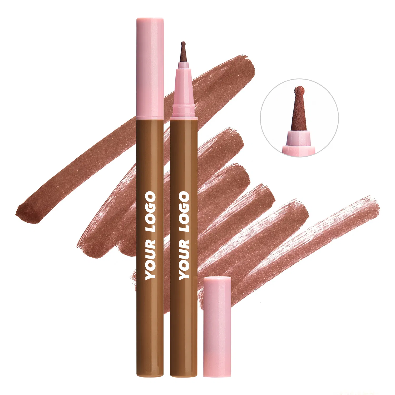 Liquid Lip Liner Private Label Waterproof Long Lasting Lip Liner with Rounded Applicator Wholesale Lip Makeup
