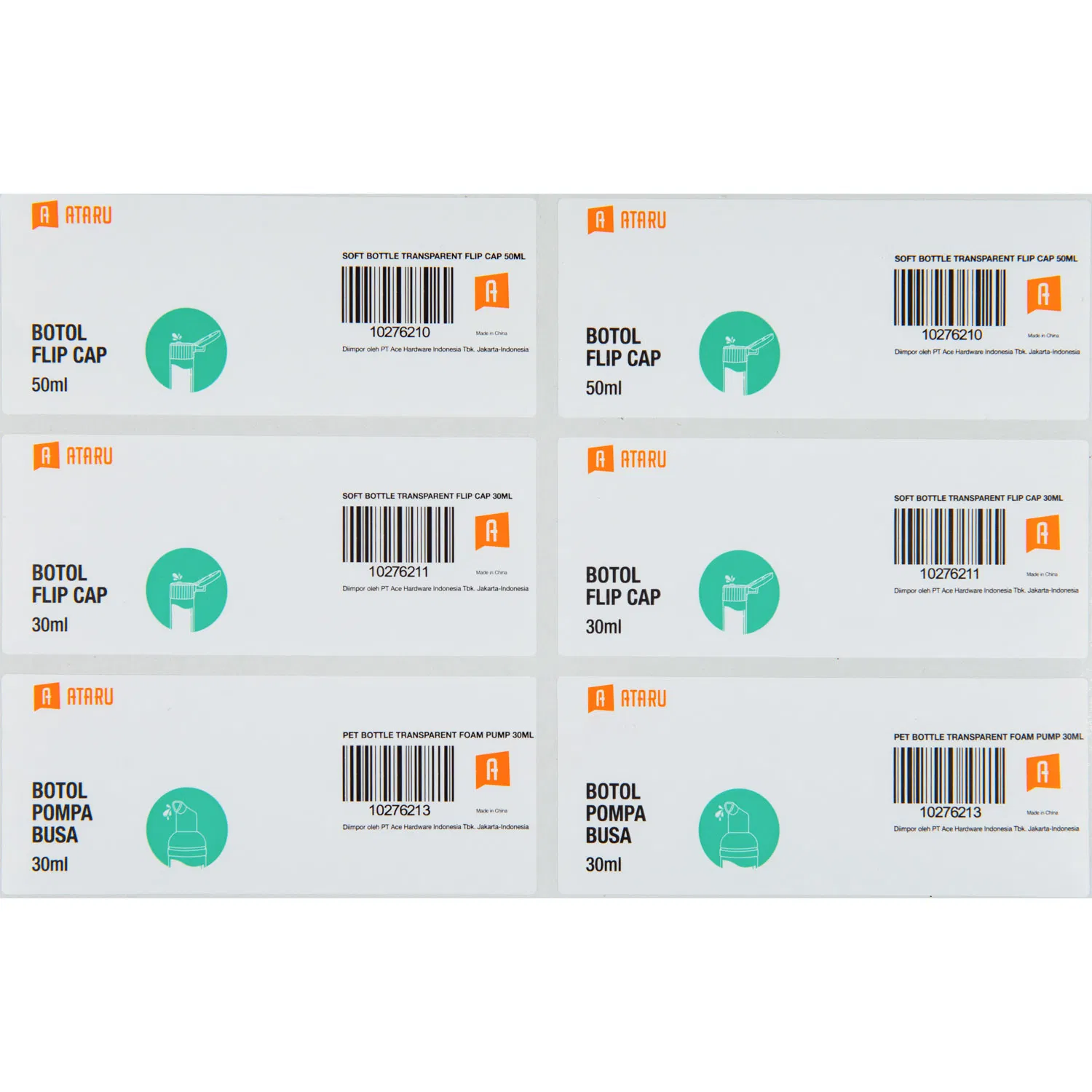 Custom Design Full Color Beauty Sticker Self Adhesive Label