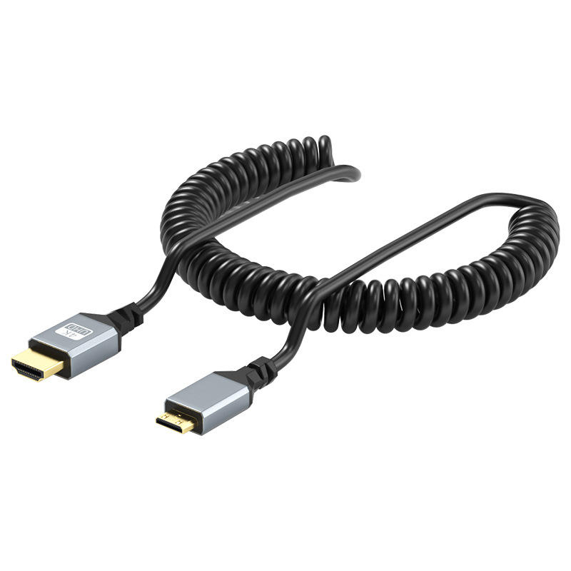 HDMI-удлинитель Mini 4K 60Hz, 90°, нейлоновая оплетка