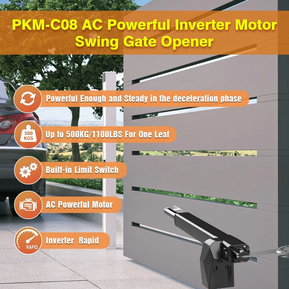 Double Automatic Powerful 500kgs Swing Gate Opener