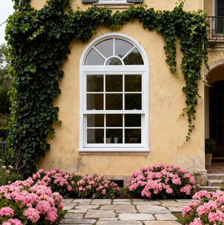 Modern Wooden Single Hung Window Double Glazing Window