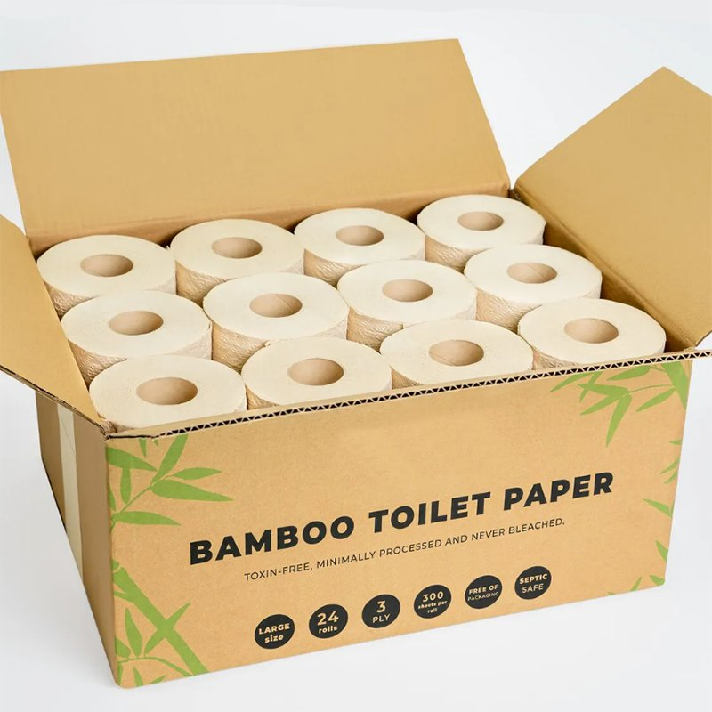 Bamboo Toilet Paper Quick Delivery Tissue Toilet Paper