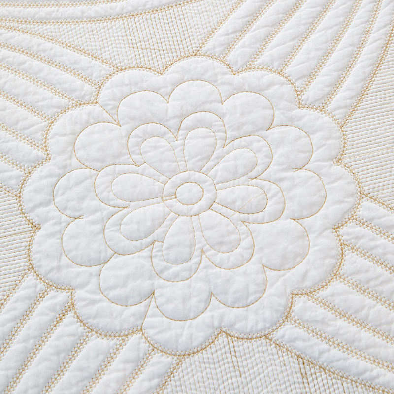 Grey Pure Cotton Quilt Air Conditioning Summer Cool Cotton Quilted Thick Blanket Comforter Set Pillowcase Bed Sheet
