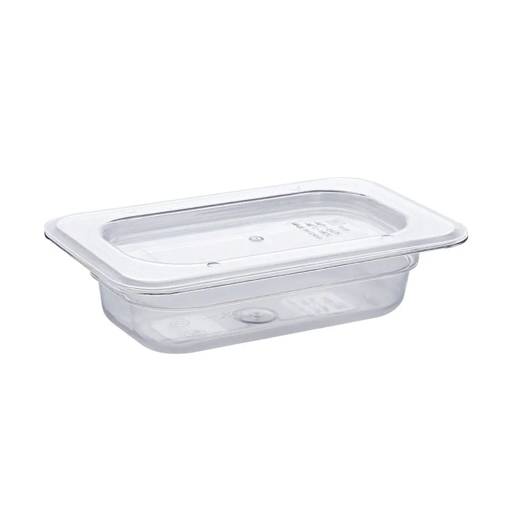 Plastic Gn Pan - Compact Transparent PC Single Compartment Food Container
