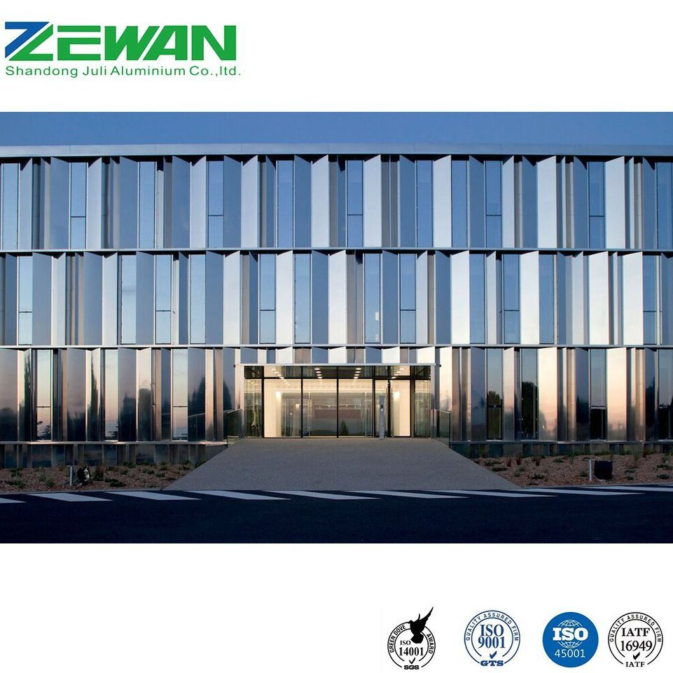 6063 T5 Aluminum Extrusion Curtain Wall Profile Aluminum Material