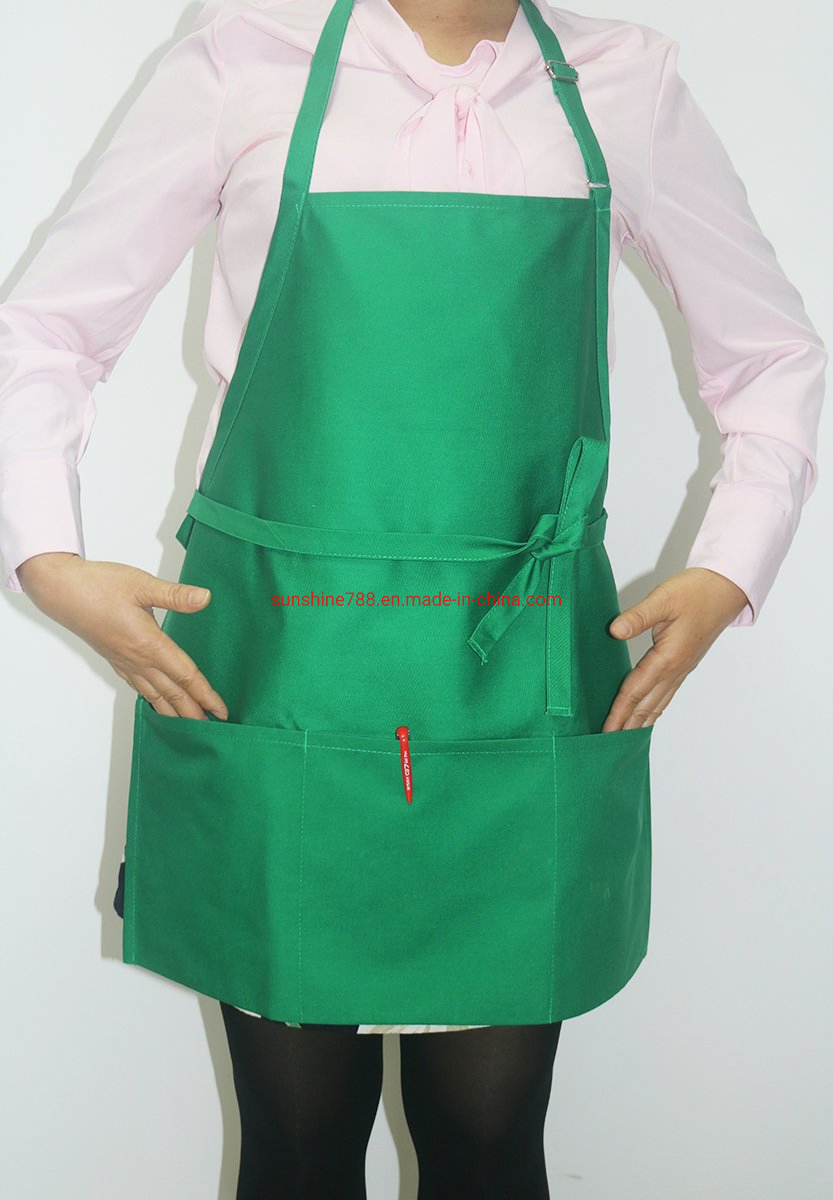 Customized Restaurant Chef BBQ Kitchen Cooking Waiter Adjustable Bib Apron