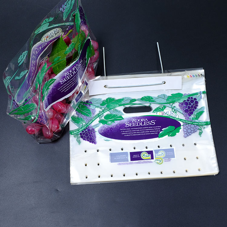 Manufacturer Factory Plastic Package Fruit Vegetable Bags with Logo