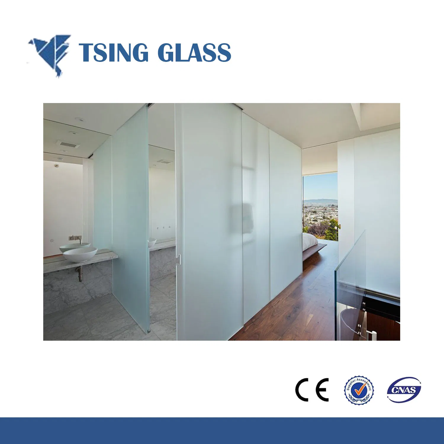 Decorative Frosted Glass / Acid Etched Glass / Frosting Glass