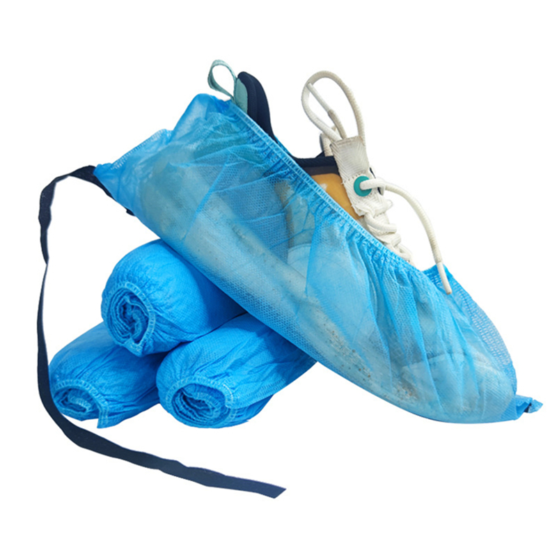 Disposable Non-Woven ESD Shoe Covers with Conductive Strip
