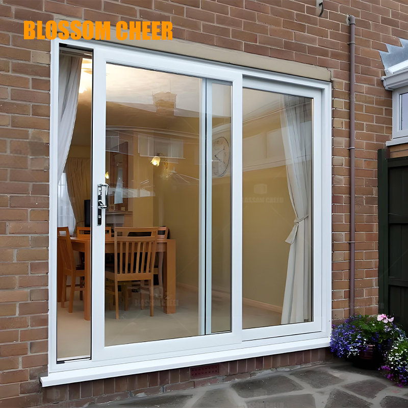 Impact Glass Window UPVC Resistant Horizontal Sliding Windows Sliding Window
