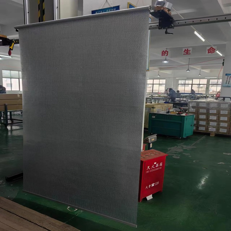 Vikson Aluminum Woven Flame Retardant Night Cover Curtain for Refrigerator Night Blind