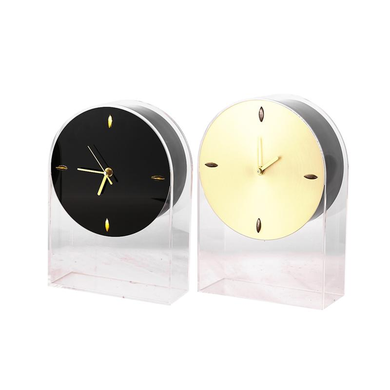 Modern Luxury Creative Gifts Ornament Living Room Decorative Desktop Fashion Acrylic DIY Clocks