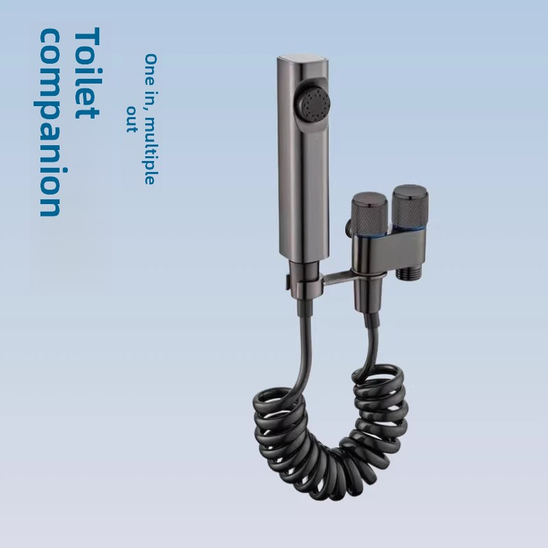 Premium Stainless Steel Toilet Bidet Sprayer High-Pressure Nozzle for Efficient Bathroom Cleaning
