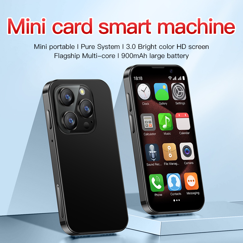 Xs18 PRO 2GB+16GB 3.0 Inch Android 9.0 Mtk6580 Quad Core Mini Phone 3G Network Dual SIM Soyes Mini Mobile Phone