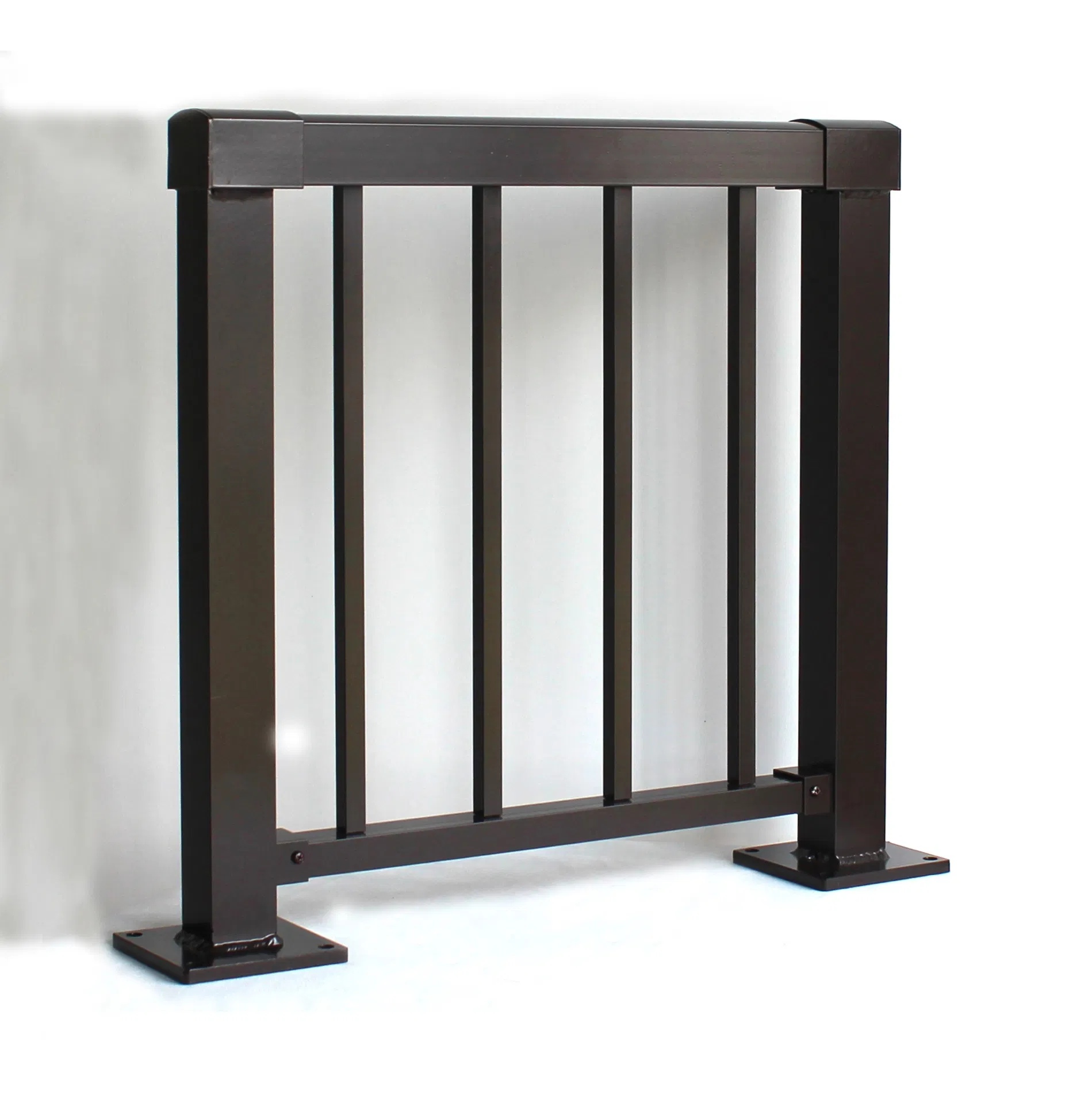 Aluminum Handrail, Glass, PVC, Commercial Balcony Residential Apartment Picket Handrail, Post Decking Porch Security Outdoor Handrail