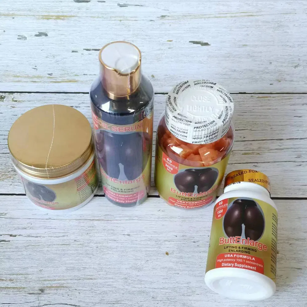 Maca HIPS and Butt Enhancement Cream Enhance Your Butt and HIPS Look Africain Big Butt Enlargement Cream Oil Pills Set
