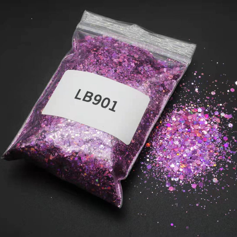 Chunky Loose Bulk Glitter Holographic Chunky Glitter Mix Sequins Makeup Glitters