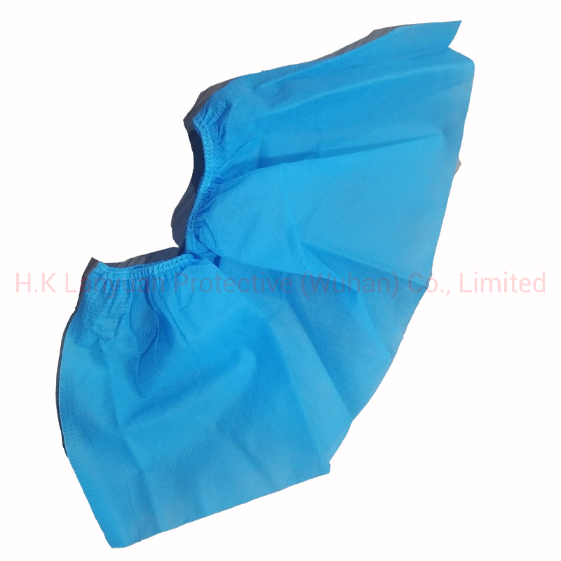 Non-Woven Blue Anti Slip Medical Surgical Disposable Nonwoven Shoecover