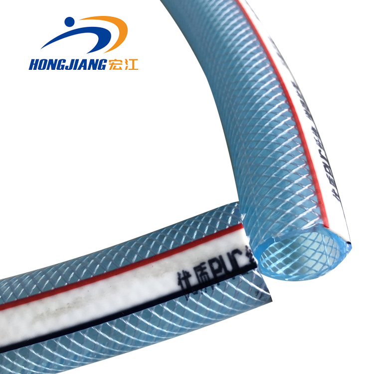 16mm ID Clear PVC Braided Hose Reinforced Pipe for Oil Water