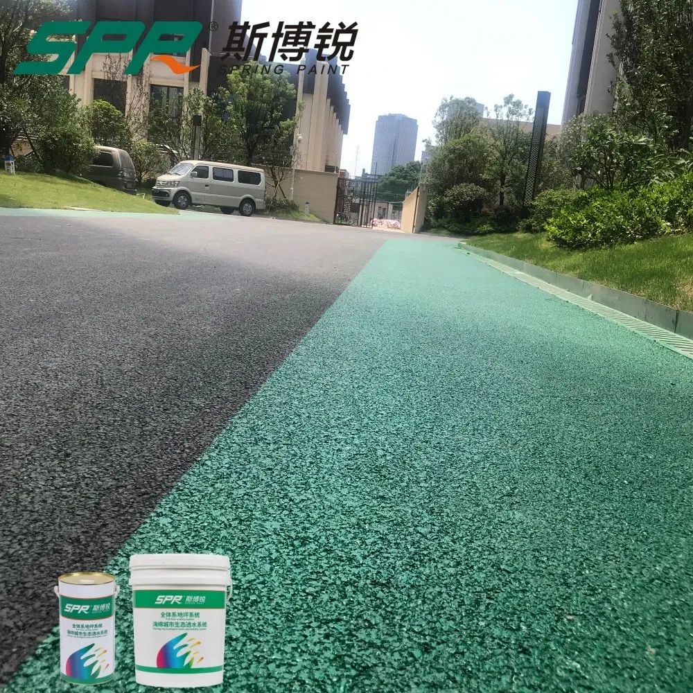 Fade-Resistant Asphalt Pavement Color-Changing Floor for Public Spaces