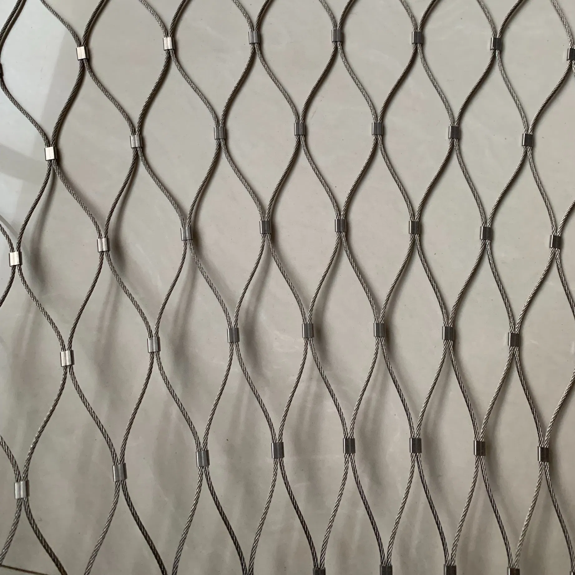 Stainless Steel Wire Rope Safety Mesh for Construction Elevator Shaft Protection