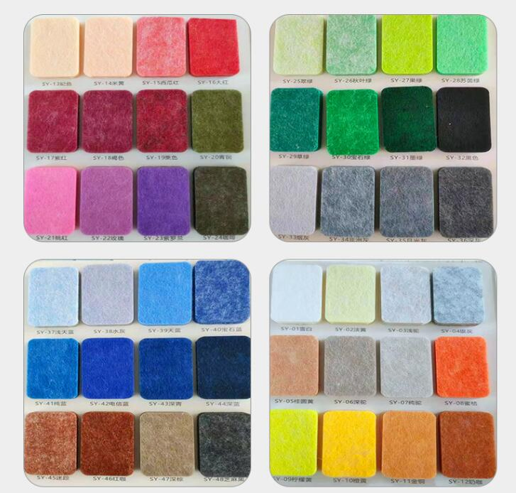 Premium Eco-Friendly Colorful Acoustic Polyester Fiber Pet Felt for Auditoriums and Theaters Sound Absorption