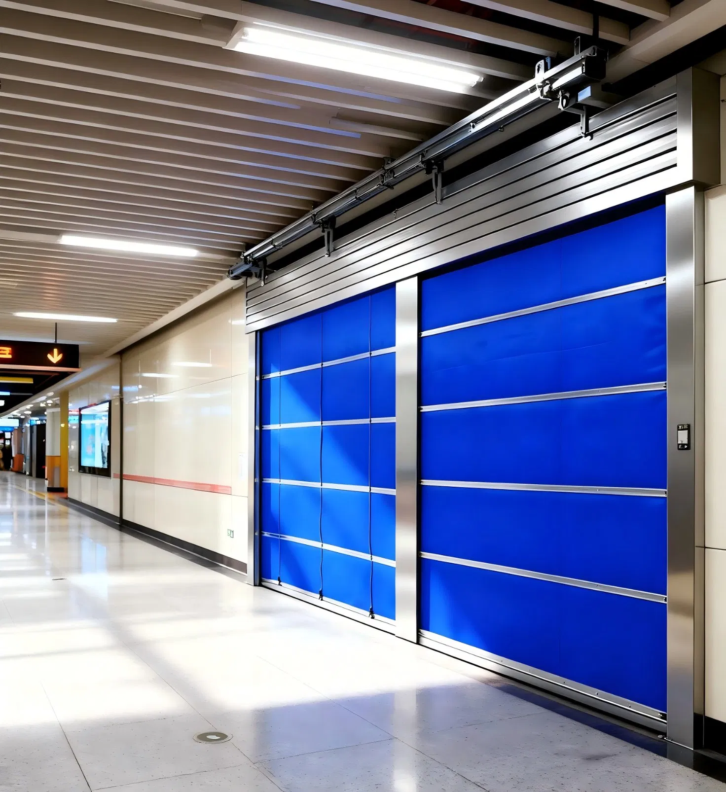 High Performance Low Noise Fire Resistant Roller Shutter for Warehouses and Storage Rooms