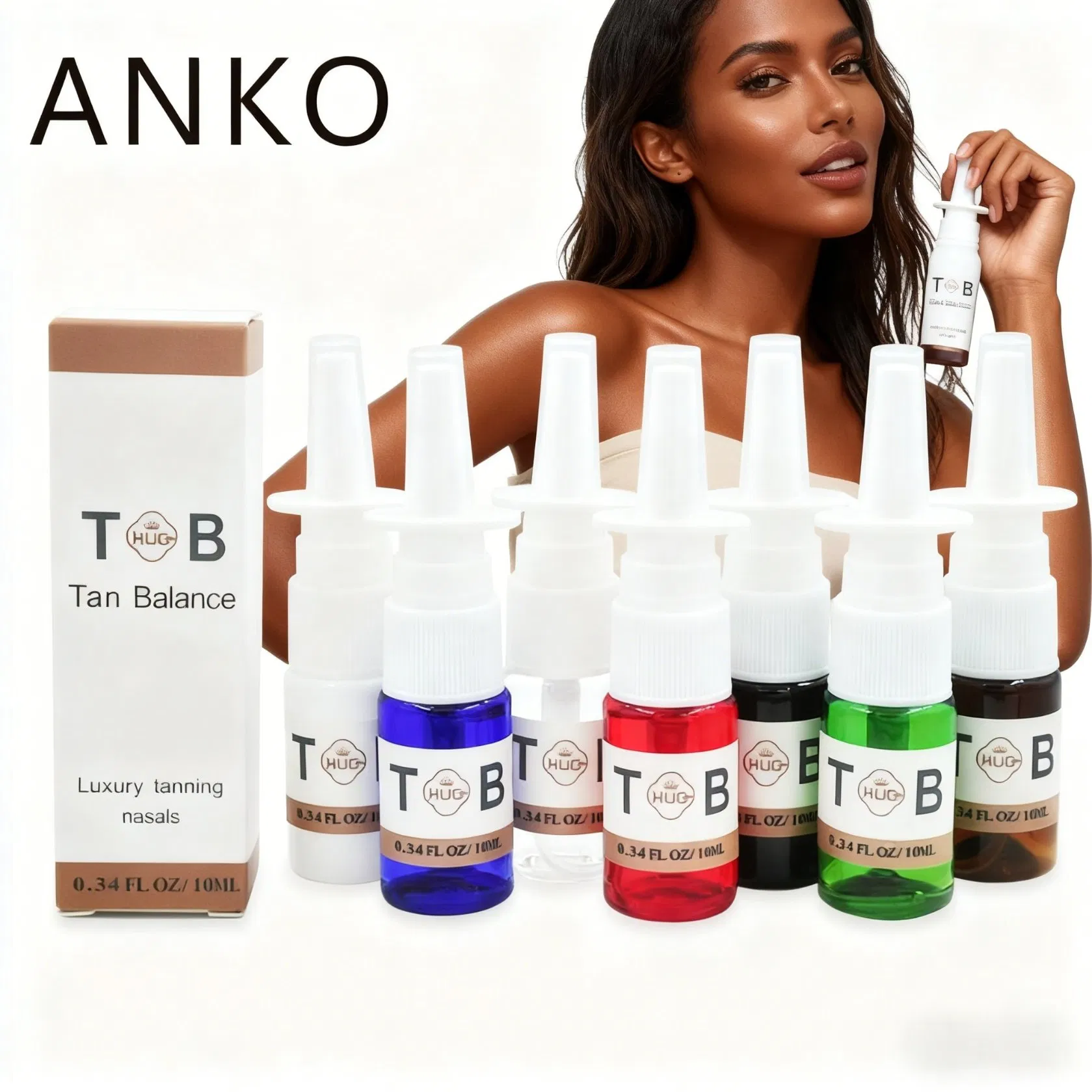 Peptide Bulk Tanning Nasal Spray Melanotan II 2 Wholesale Peptides Tanning Nasal Spray Mt2