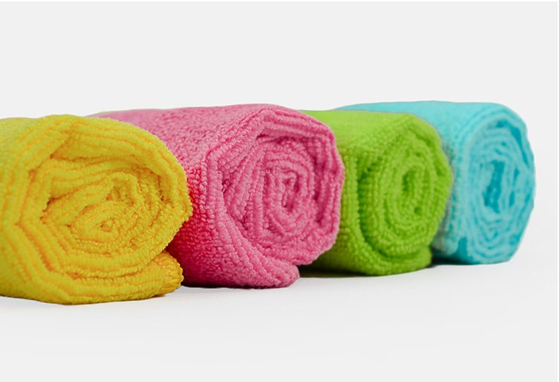 Hot Selling Microfiber Cleaning Cloth Microfiber Warp Knitted Towel Microfiber Clean Cloth Kitchen Clean Towel 300GSM Wash Car
