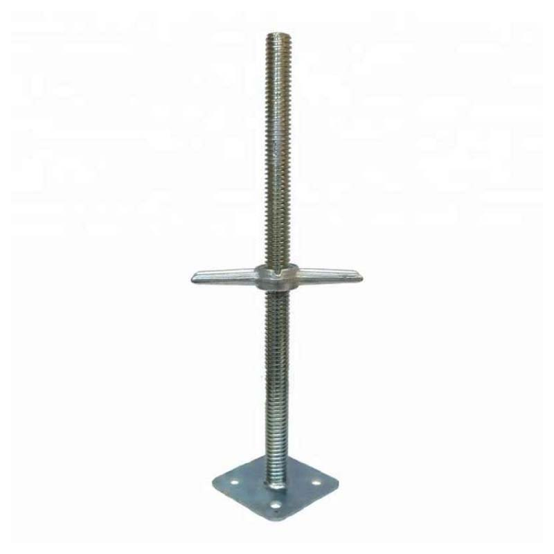 Scaffolding Accessories Adjustable Screw Q235 Steel Jack Base Plate