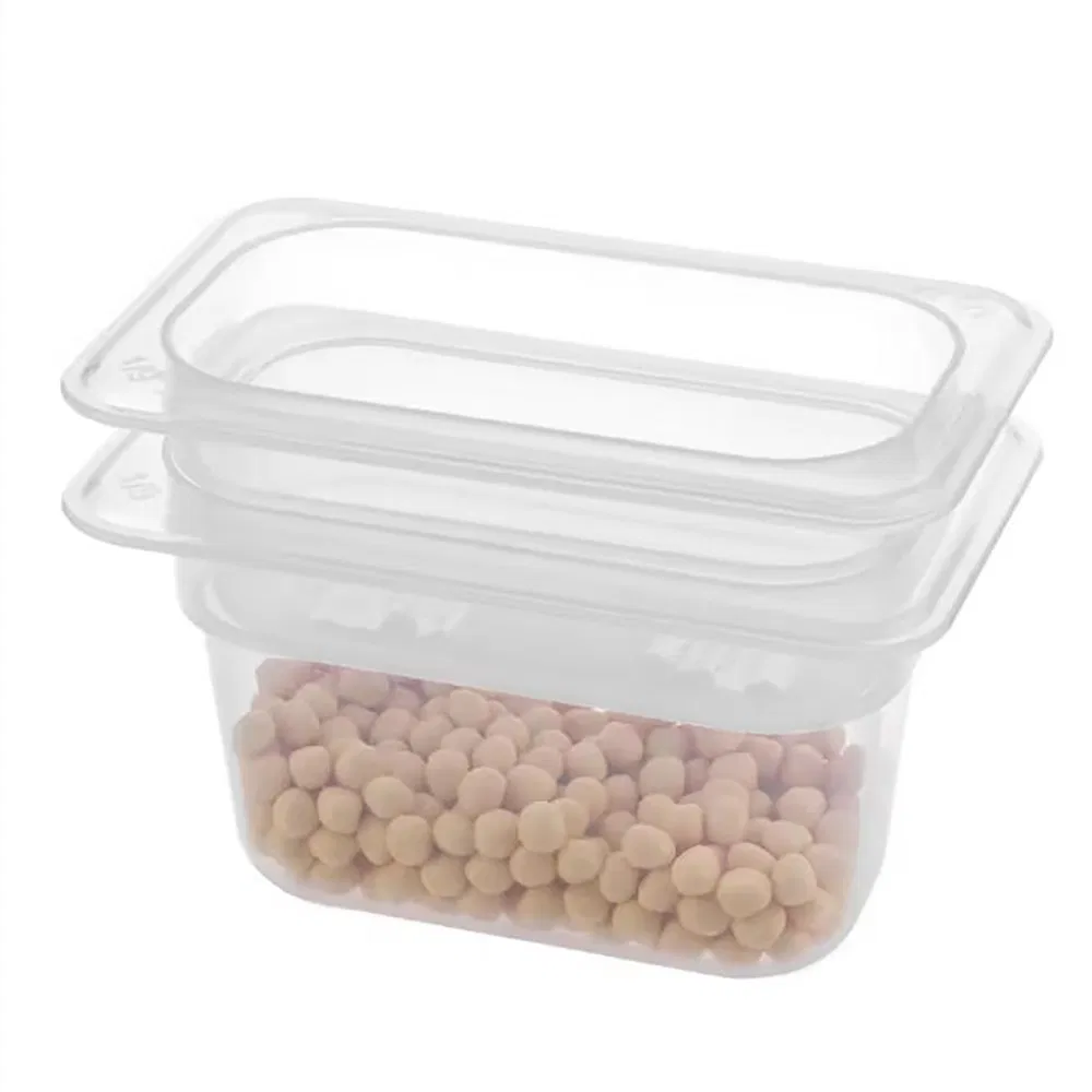 1/9 Translucent PP Plastic Gastronorm Food Pan Polypropylene Gn Container