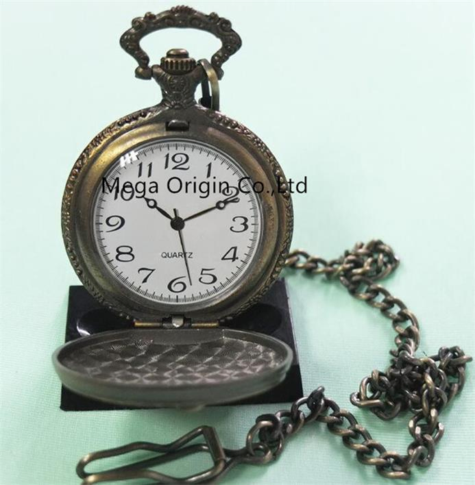 Best Japan Movement Quartz Antique Bronze Pocket Watches for Men Women