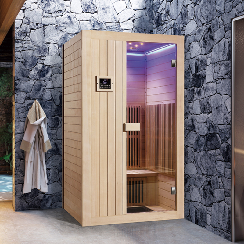 2 Person Hemlock Indoor Home Infrared Sauna Room Dry Sauna